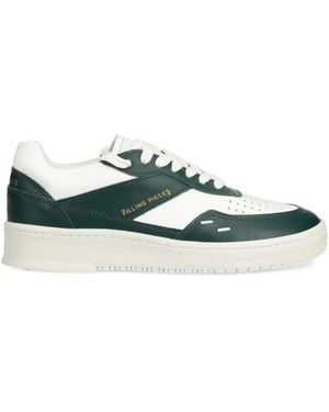 Filling Pieces Ace Leather Low-Top Trainers - Green