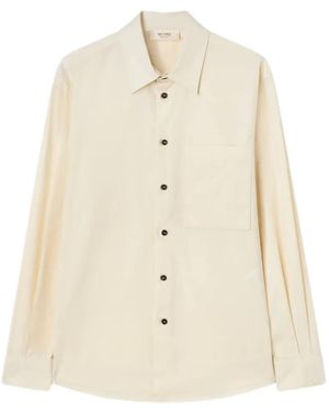 RETORI Long-Sleeve Button-Down Cotton Shirt - White