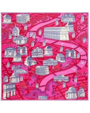 Inoui Edition Inoui Schal Mit Architektur-Print - Pink