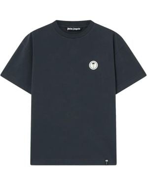 Palm Angels Palm Shadow T-Shirt - Blue