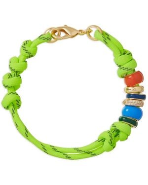 Roxanne Assoulin Geknoopte Armband Met Gemixte Kralen - Groen