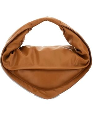 FEDERICO CINA Leather Tote Bag - Brown