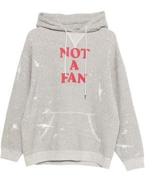 R13 Hoodie Not A Fan - White