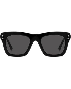 Isabel Marant Logo-Engraved Sunglasses - Black