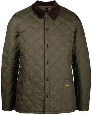 Barbour Olive Heritage Liddesdale Jacket - Green