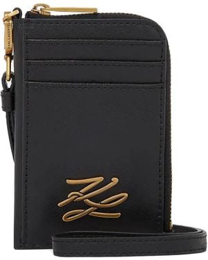 Karl Lagerfeld K/Autograph Kartenetui - Schwarz