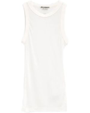 JW Anderson Ribbed Tank Top - White