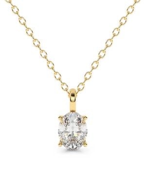 Diamond Essentials Diamond Pendant Necklace - Metallic