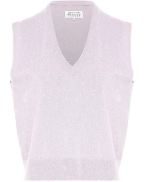 Maison Margiela Knitted Vest - Pink