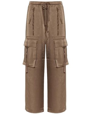 Citizens of Humanity Satin Trousers 'Andira' - Natural