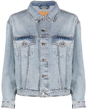 Alexandre Vauthier Denim Jack - Blauw