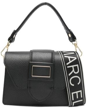 Marc Ellis Kourtney Buckle-Detail Shoulder Bag - Black