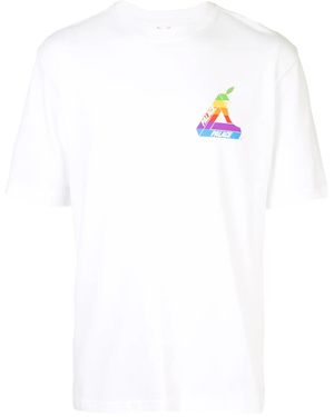 Palace Jobsworth Logo-Print T-Shirt - White