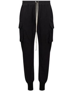 Rick Owens Drawstring-Waist Track Pants - Black