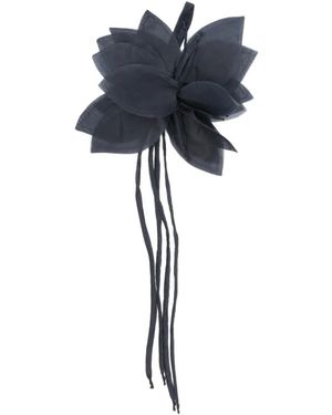 Antonelli Broche Con Motivo Floral - Azul