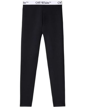 Off-White c/o Virgil Abloh Off- Printed Performance Leggings - Blue