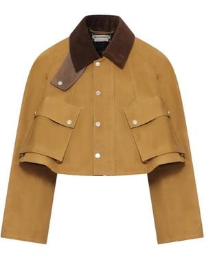 JW Anderson Jacke Mit Kontrastkragen - Natur