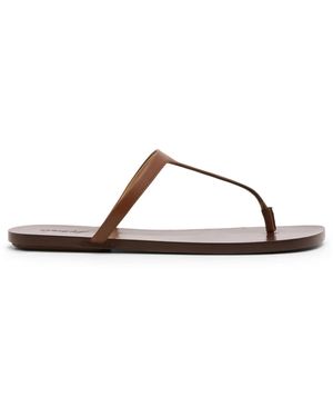Marsèll Flip-Flops Aus Leder - Braun