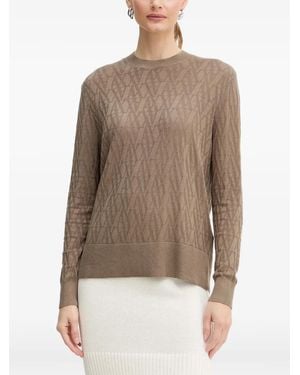 ARMANI EXCHANGE Jacquard Jumper - Brown