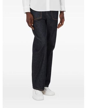 Moschino Patch-Pocket Denim Jeans - Black