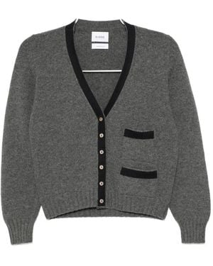 Barrie The Ribbon Cardigan - Grey
