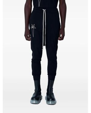 Rick Owens X Champion Pantalones de chándal con cordones - Azul