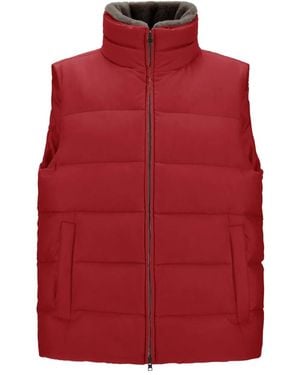 Herno Padded Gilet - Red