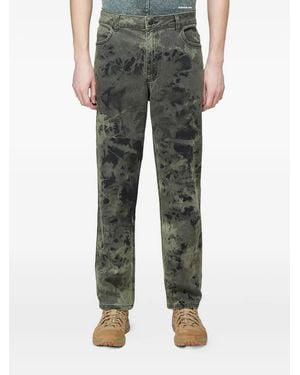 Eckhaus Latta Tie-dye jeans - Verde
