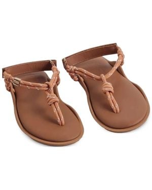 FLOWZE Sandalias Flò Con Detalle De Nudo - Marrón