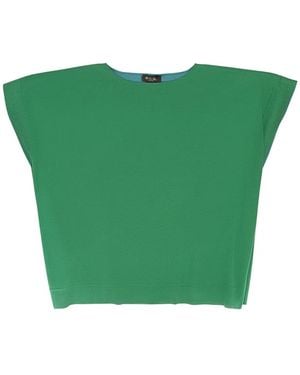 Loro Piana Boat-Neck Top - Green