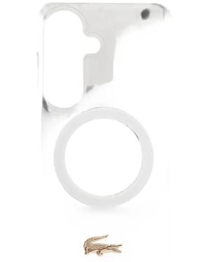 Lacoste Logo-Plaque Samsung Galaxy S26 Case - White