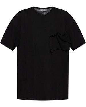 Yohji Yamamoto Chest-Pocket T-Shirt - Black