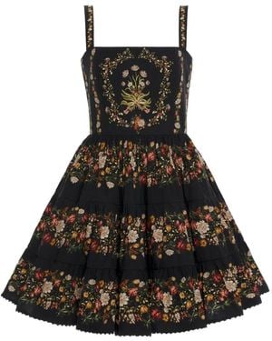 Agua Bendita Lima Paramo Mini Dress - Black