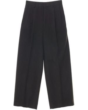 AURALEE Belt-Loop Trousers - Blue