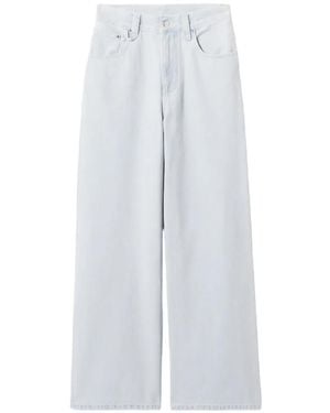 Claudie Pierlot Light Wide-Leg Jeans - White