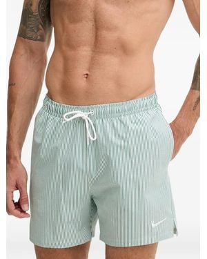 Nike Costume Da Bagno A Righe - Blu
