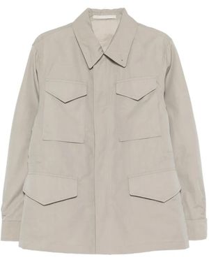 Eleventy Patch-Pocket Jacket - White