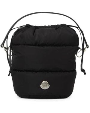 Moncler Gesteppte Caradoc Beuteltasche - Schwarz