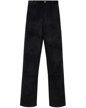 Moncler Paneled Corduroy Pants - Black