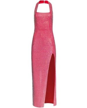 Area Vestido de fiesta con detalles de cristal - Rosa