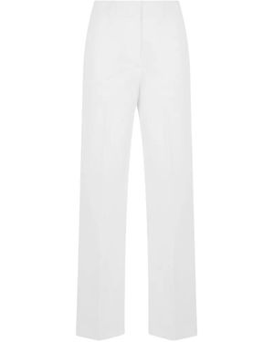 Peserico Straight-Leg Trousers - White