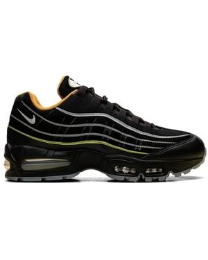 Nike Air Max 95 Panelled Trainers - Black