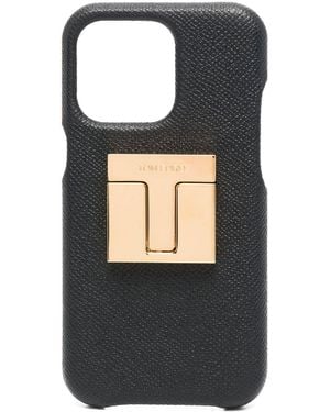 Tom Ford Logo-Plaque Iphone 8 Pro Case - Black