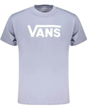 Vans Logo-Print T-Shirt - Blue