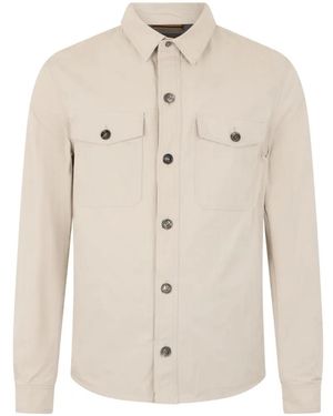 Moorer Pocket Button Jacket - White