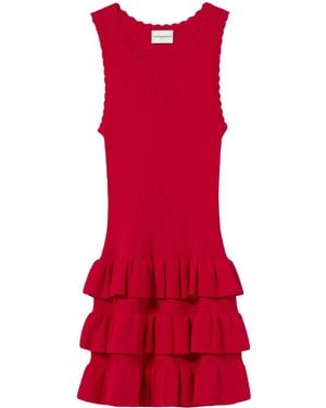 Claudie Pierlot ラッフル ミニドレス - レッド