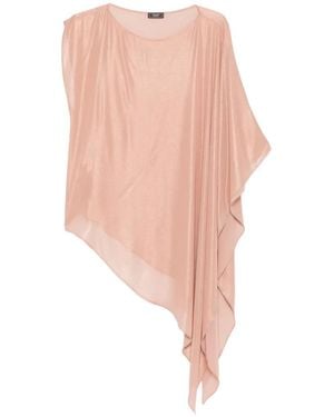 Peserico Asymmetrical Blouse - White
