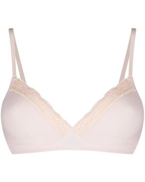 Hanro Reggiseno Con Ricamo - Rosa