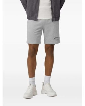 Calvin Klein Short À Logo Imprimé - Grey