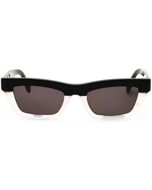 Palm Angels Melrose Rectangle-Frame Sunglasses - Black
